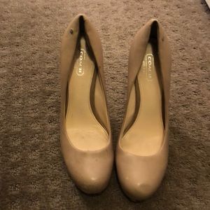 Coach heels size 7.5